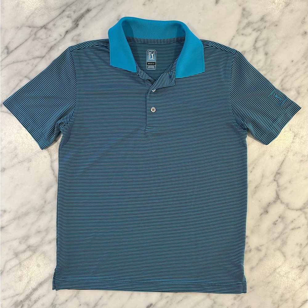 PGA TOUR Dry-Fit Collared Polo Short-Sleeved Shirt - Youth 10/12
